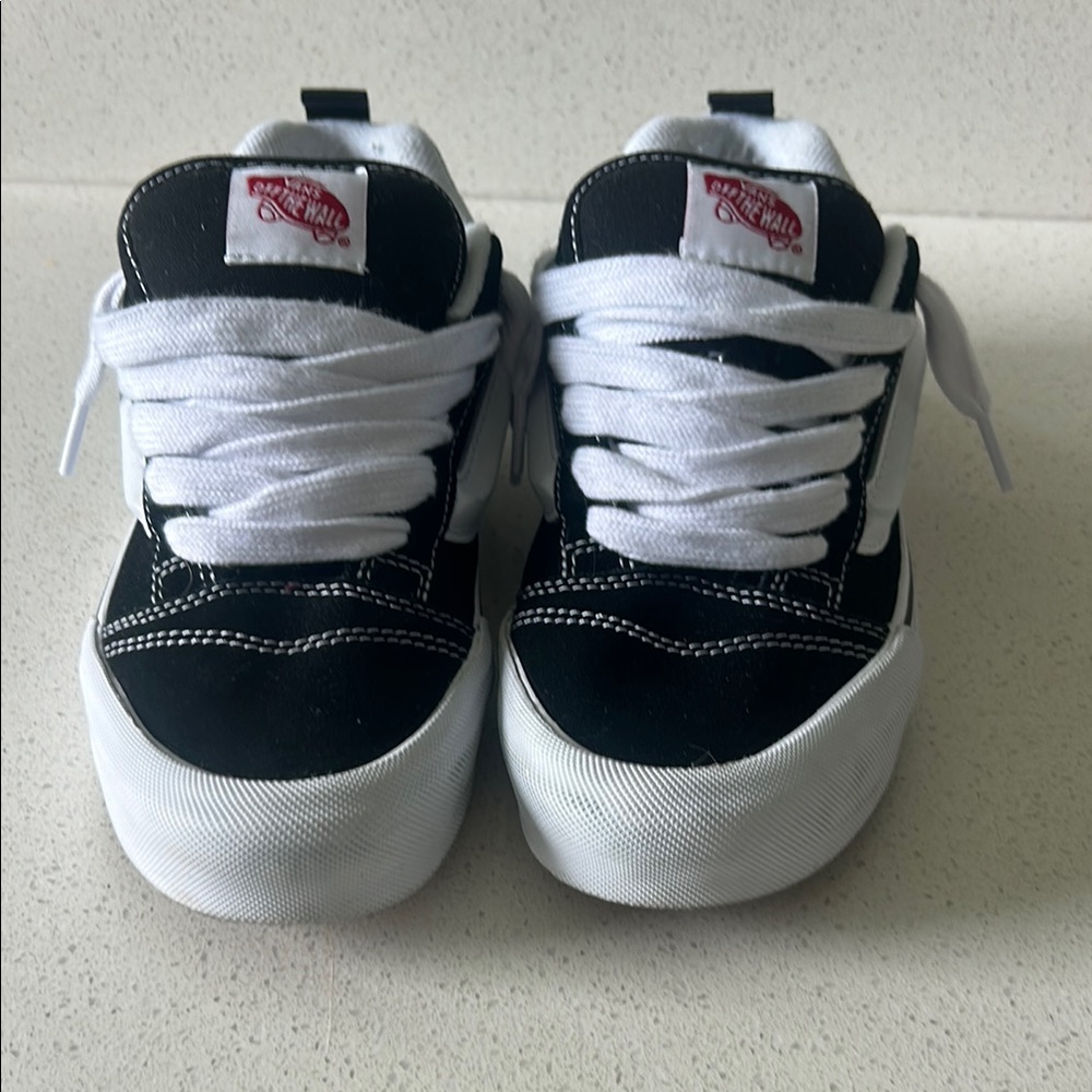 Black and White Vans Shoes